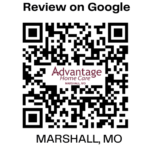 write a Google Review for the Marshall Missouri office of Advantage Home Care